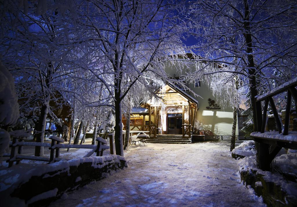 Hotel Restauracja Jas Wedrowniczek Rymanow Exterior photo